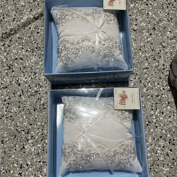 Hobby Lobby His & Hers Ring Bearer Pillows - Picture 3 of 3